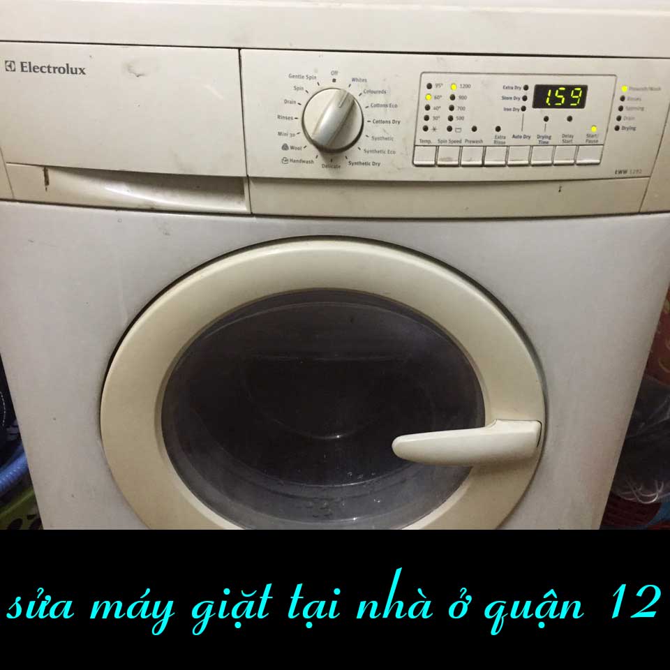 Tìm thợ sửa máy giặt tại nhà ở quận 12 Tphcm